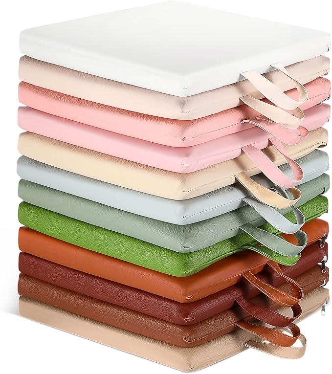 Sawysine 12 Pcs Floor Cushions Classroom Flexible Floor Seating with Handle for Kids in Home School Classroom Kindergarten Daycare Nursery (Boho Color,Square)