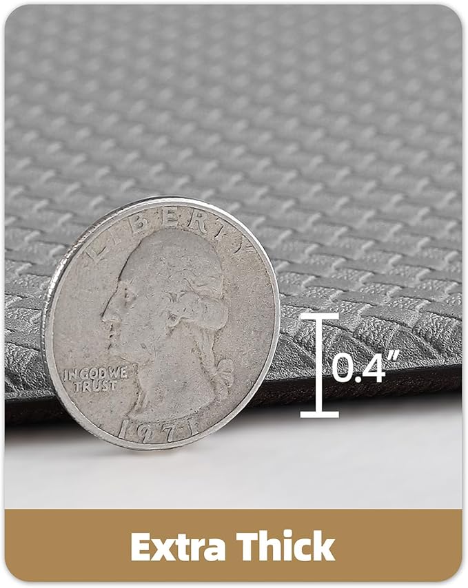 Color&Geometry Anti Fatigue Cushion Kitchen Mat for Floor -24"x94",Wide,Easy Clean, Water & Oil Proof, Anti Slip, Foam Rubber Runner Rug for Front Sink Comfort Standing,Grey