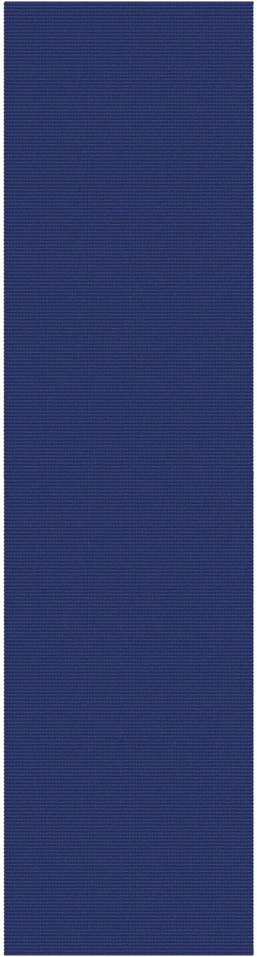 EARTHALL Woven Runner Rug 3x10 Ft Washable Runners for Hallways Long Non Slip Rubber Backed Kitchen Runner Braided Indoor Floor Carpet Runners for Entryway, Hallway, Kitchen, Royal Blue/Navy