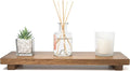 Narrow 17" Acacia Wood Riser Pedestal Stand – Farmhouse Wood Display Riser for Kitchen and Bathroom Decor - Counter Display, Plant Stand, Jewelry Holder, Vanity Tray, Candle Stand (Narrow:17"x6"x1.57")