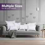 Utopia Bedding 14x20 Pillow Inserts, Set of 2, White – Indoor Decorative Throw Pillows for Bed, Sofa & Couch – Soft, Supportive & Fluffy Cushion Inserts