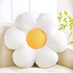 Flower Pillow Flowers Shaped Pillow Cushion Decorative Daisy Pillow for Bed Cute Throw Pillow Flower Floor Pillow Soft Seat Cushion Cream Cushion 19.6"