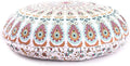 32" Mandala Bohemian Yoga Meditation Floor Pillow Cushion Seating Throw Cover Hippie Decorative Cover