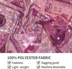 Pink Money Tapestry 29x37 In Aesthetic Wall Hanging Decorative Tapestries Cute Preppy Banner For Teen Girl Bedroom College Dorm Home Living Room Party Decor
