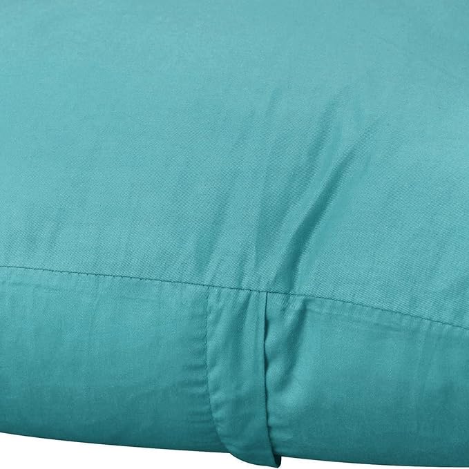 Thmyo 4-Pack 100% Cotton Comfortable Solid Decorative Throw Pillow Case, Square Cushion Cover Pillowcase Sublimation Blank Pillow Covers DIY Throw Pillowcase for Sofa (26x26 inch/ 66x66cm,Green)