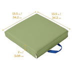 ECR4Kids SoftZone Floor Cushions, Square, Flexible Seating, Earthtone, 6-Piece