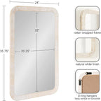 Kate and Laurel Rahfy Rectangle Framed Wall Mirror