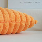 JOJUSIS Pack of 2 Faux Fur Plush Decorative Throw Pillow Covers Couch Cushion Case Soft Pillowcases (Orange, 20 x 20-Inch)