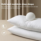 MIULEE Feather Pillow Insert 16x26, Decorative Down Feather Fluffy Throw Pillow Cotton Fabric for Living Room Sofa Bed