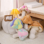 Mushroom Pillow Floor Pillow Sofa Cushion Home Decoration Pillows Reading Pillow (Brown, 32cm)