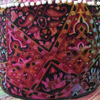 Decorative Mandala Floor Pillow Indian Floor Pouf Ottoman Cover Indian Patchwork Pouffe Foot Stool Mandala Round Pouf Cover Kids Bean Bag Case