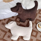 Animals Shaped Throw Pillow for Bed,Home Decorative Pillows for Bedroom Aesthetic,Soft Throw Pillow for Couch,Handmade Living Room Throw Pillows Chocolate