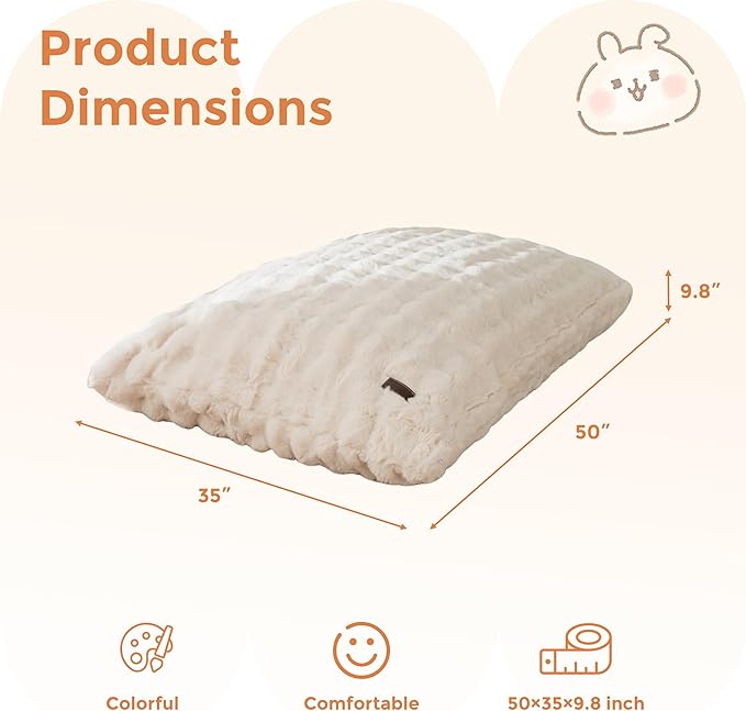 MAXYOYO 3 in 1 Kids Bean Bag Chair Bed, Child Floor Sofa for Gaming, Reading, Convertible Bean Bag Floor Cushion with Machine Washable Cover for Living Room Bedroom, Beige