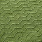 BATTILO HOME Green Throw Blanket for Couch, Textured Knit Throw, Green Blankets and Throws for Sofa Bed Living Room Decor, Outdoor Throw Blanket, 50"x60"
