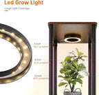 Bstrip Plant Stand Indoor with Grow Light, 66" Tall Indoor Plant Shelf, 5 Tier Flower Stand with Plant Light Full Spectrum, Metal Plant Holder with Light, lighted Plant Rack for Home, Corner, Patio