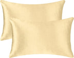 2 Pack 12x20 Pillow Cover Velvet Pillow Covers, Square Throw Pillow Covers for Living Room Decorations Throw Pillow Case, Throw Pillow Cover Cushion Cover for Home Sofa Bedroom Car, Champagne