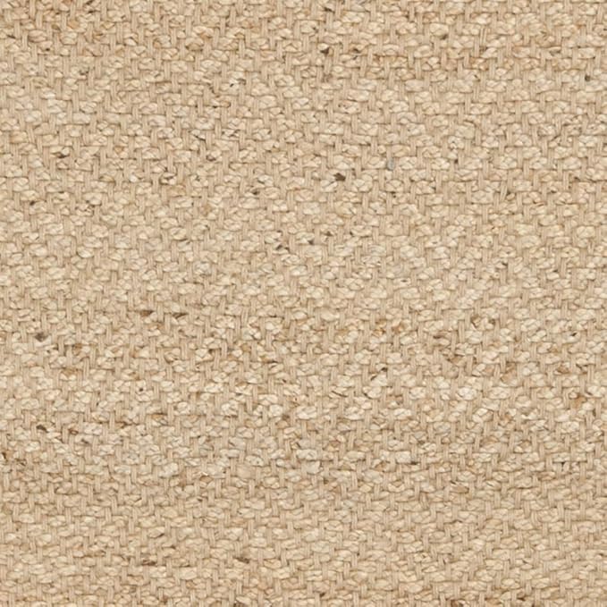 SAFAVIEH Natural Fiber Collection 4' Round Natural NF731A Handmade Farmhouse Fringe Premium Jute Area Rug