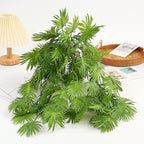 CATTREE Artificial Hanging Plants Fake Boston Vines Ferns Ivy Plant, Faux Vine Greenery Leaves Rattan for Outdoor UV Resistant for Wall Indoor Hanging Baskets Wedding Party DIY Garland Décor - 4 Pack
