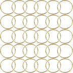 30Pcs Macrame Hoops Ring, BetterJonny 8 Inch Metal Craft Rings Hoops Gold Dream Catcher Rings Wreath Hoop Rings for Home Decorations DIY Crafts and Wall Hanging Crafts