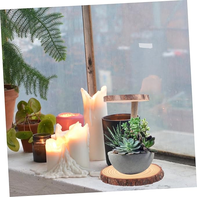 Wooden Plant Stand Boho Decor Flower Pot Rack Practical Cake Rack Indoor Decor