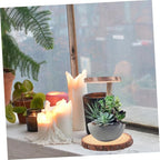 Wooden Plant Stand Boho Decor Flower Pot Rack Practical Cake Rack Indoor Decor
