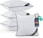 Utopia Bedding Throw Pillow Inserts (Pack of 4, White), 16 x 16 Inches Decorative Indoor Pillows for Sofa, Bed, Couch, Cushion Sham Stuffer