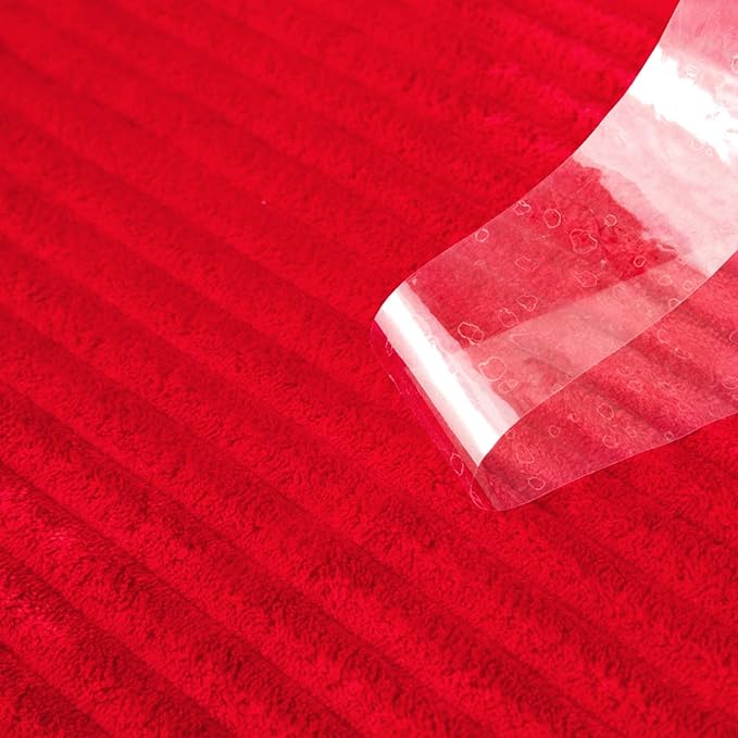 MIULEE Red Fleece Blanket with Stripe Pattern Fuzzy Flannel Soft Warm Throw Blanket Plush Cozy Christmas Boho Decor 30"x40"