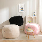 MAXYOYO Bean Bag Chair Bed for Kids, Convertible Bean Bag Folds from Lazy Chair to Floor Mattress Bed, Stuffed Floor Sofa Couch Sofa Bed for Boys and Girls, High-Density Foam Filling, Pink