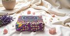 CRAFT KALA Large Hippie Mandala Meditation Floor Ottoman Pillow Cushion Pouf Cover Square Poufs Bohemian Circle Floor Cushion Case Outdoor Fireplace Yoga Living Room Decor Cover New Pink, 24" Square