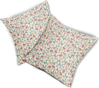 Green Pink Blue Floral Pillow Covers 20x20 Set of 2 Vintage Rustic Old Style Cute Small Flower Print Decorative Outdoor Pillowcases Farmhouse Throw Cushion Case Decor for Couch Sofa Bed