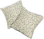 Sage Green Floral Pillow Covers 20x20 Set of 2 Spring Vintage Rustic Old Style Cute Flower Green Cream Print Decorative Outdoor Pillowcases Farmhouse Throw Cushion Case Decor for Couch Sofa Bed