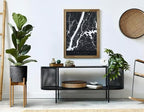 Fox & Fern Mid Century Tall Plant Stand — 10 Inch Fixed Size Raised Bamboo Plant Stand for Indoor Pots (Not Included) - Modern Flower Pot Holder with Plug In Design - Easy to Assemble - Bamboo