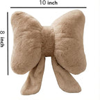 Bow Pillow Throw Pillows Butterfly Shaped Decorative Cute Pillows for Bed Sofa Cute Home Decorr,Coffee 10 * 8inch