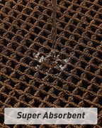 Upgraded Waffle Runner Rug Super Absorbent Non Slip Bath Mats for Bathroom Machine Washable Bathroom Runner Rug with Tassels, Ideal for Hallway Bedroom Laundry Room, 2' x 6' (24" x 72"), Terracotta