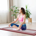Mattitude Kitchen Mats Set of 2 Cushioned 0.47 inch Thick Rugs Non-Skid Waterproof Mats and Ergonomic Comfort Standing for Floor, Office, Sink,Laundry,Red