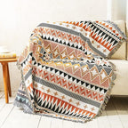 Lqprom Boho Southwest Throw Blankets Aztec Southwest Throws Cover Outdoor Camping Picnic Tent Beach Travel 51"x63"