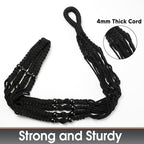 2 Pack 43 Inches Macrame Planter Hanger Large for 12 inch Pot (Extra Long & Big) + Swag Hook | Large Hanging Planter for Indoor Plants | No Pot/Plant Included (XL)