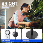 Barrina T10 Pro Standing Grow Light with Timer, 42W, 5000K, Full Spectrum Vertical Tall Grow Lights for Indoor Plants, Wide Coverage, 4FT to 5.6FT Height with Foot Switch, for Flower and Tall Plants