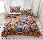 Boho Blanket for Bed 100% Cotton Bohemian Throw Blankets Ultra Soft Woven Muslin Decorative Blankets All Seasons Vintage Quilt Knitted Blanket for Sofa Chair (Colorful, 80"x90")