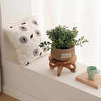 Decorative Corner Planter Wooden Plant Stands Indoor Plant Holder Riser Round Display Stands Farmhouse Display Stool Flower Holder Pedestal Board Pine