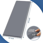 KitchenClouds Kitchen Mat Cushioned Anti Fatigue Rug 22"x54" Water Resistant, Non Slip, Standing and Comfort Desk/Floor Mats for House Sink Office (Grey,0.8inch)