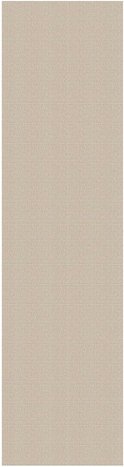 EARTHALL Woven Runner Rug 2.6x10 Ft Washable Runners for Hallways Long Non Slip Rubber Backed Kitchen Runner Braided Indoor Floor Carpet Runners for Entryway, Hallway, Kitchen, Beige/Khaki