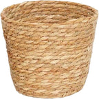 Woven Basket, Hand Woven Containers Flower Pots Boho Indoor Planter Decorative Flower Storage Organizer for Home Office Decoration (Large)