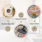 Tiger Rugs for Kitchen Floor, Anti Fatigue Mats for Kitchen Floor Non Slip, 2PCS Rubber Kitchen Mat, Washable Cushioned Carpet Rug for Sink Laundry Gifts for Christmas 15.7"×27.5" +15.7"×47" 3.5mm