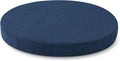 Tromlycs 14 Inch Round Bar Stool Cushion Non-Slip Foam Seat Pad Removable Cover for Circle Chairs (14x14 Inches, Navy Blue)