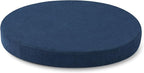 Tromlycs 14 Inch Round Bar Stool Cushion Non-Slip Foam Seat Pad Removable Cover for Circle Chairs (14x14 Inches, Navy Blue)