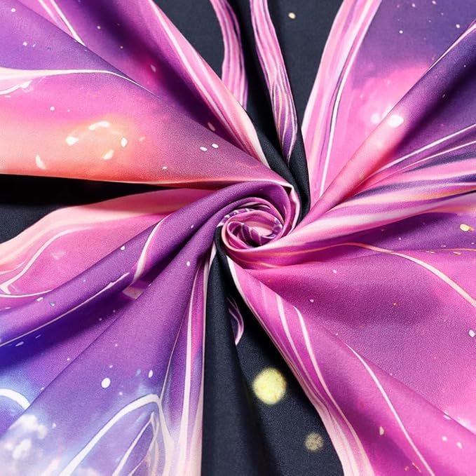 Yuiqear Blacklight Butterfly Tapestry UV Reactive Floral Plant Tapestries Trippy Nature Landscape Wall Tapestries Mysterious Starry Night Sky Tapestry Wall Hanging for Bedroom Decor
