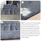 Baby Play Mat for Floor,Extra Large 59"×71" Playpen Mat for Tummy Time,Thicker Padded Elasti Foam Activity Mats,Water Repellent Ultra Soft Velvet,Non-Slip Backing Safe for Crawling(Dark Grey)
