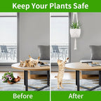 Macrame Plant Hangers 5Pack, Handmade Cotton Rope Hanging Planters for Indoor Plants w/ 5 Set Hooks Hanging Plant Holders Plant Hanger Indoor for Boho Home Decor (White, Planter Pot Not Included)
