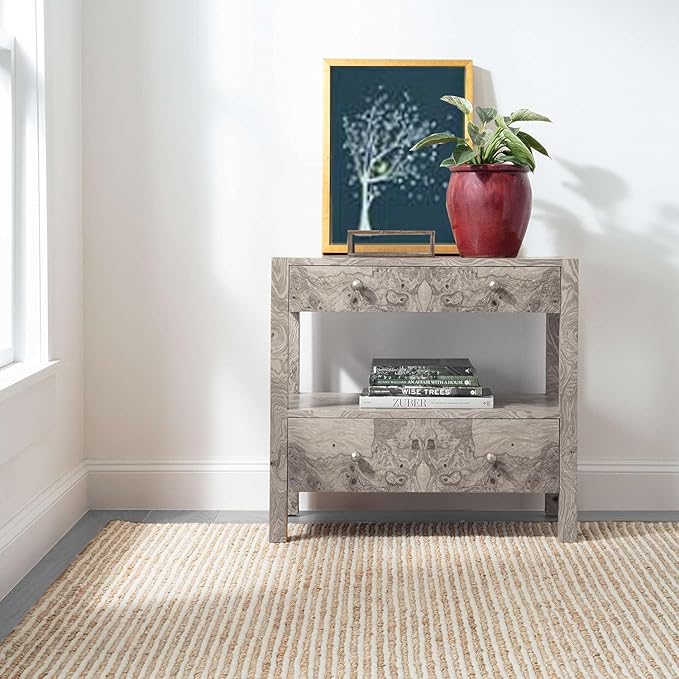FRELISH DECOR Wool and Jute Premium Handwoven Chunky Stripes Rug - Contemporary Runner Rug for Bedroom Entryway Kitchen (2.5' x 8' - Natural Ivory)